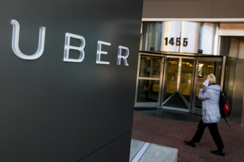 The headquarters of Uber in downtown San Francisco, California.
