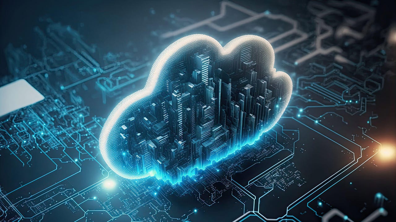 Hybrid cloud concept Hybrid cloud concept