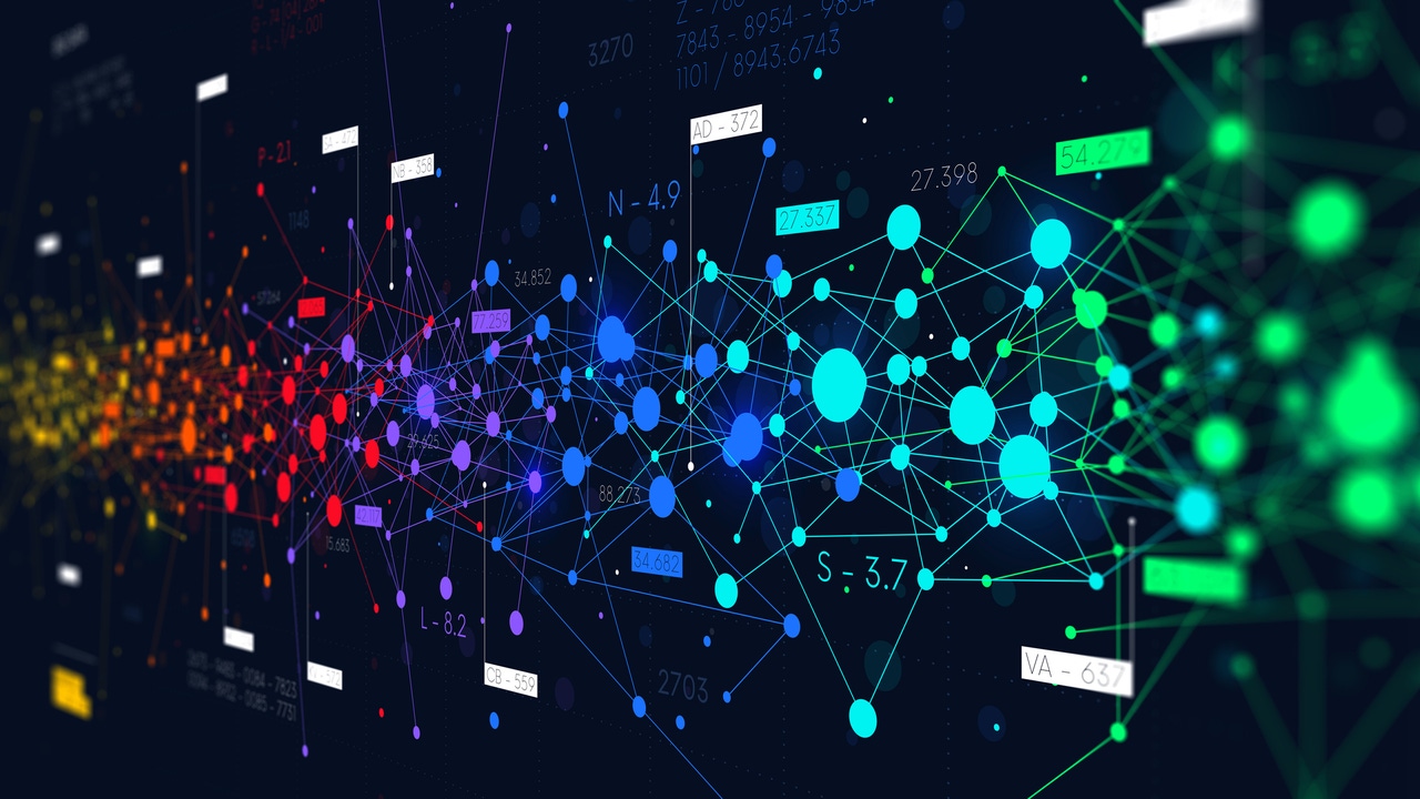 Colored abstract information networks Colored abstract information networks