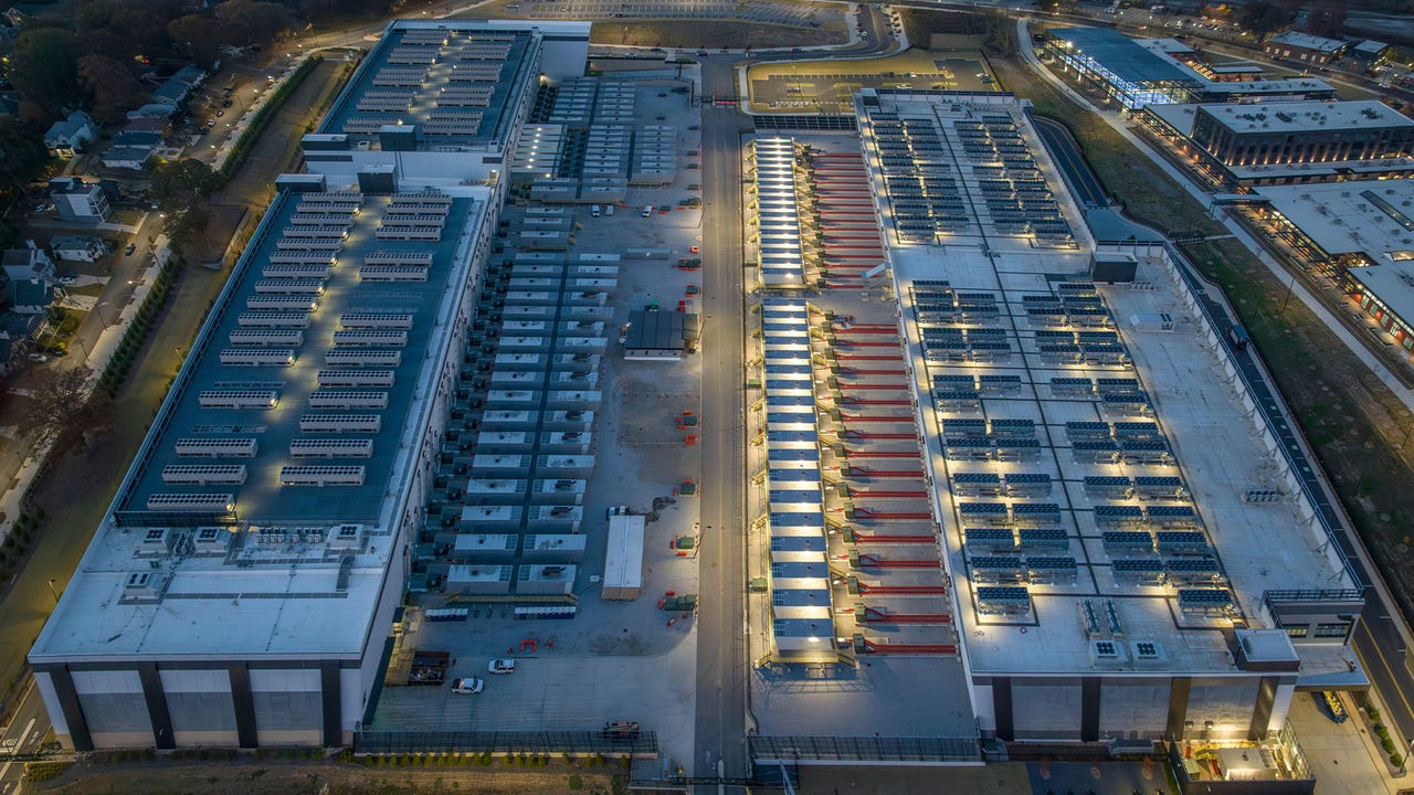 AI data center illustration AI data center illustration