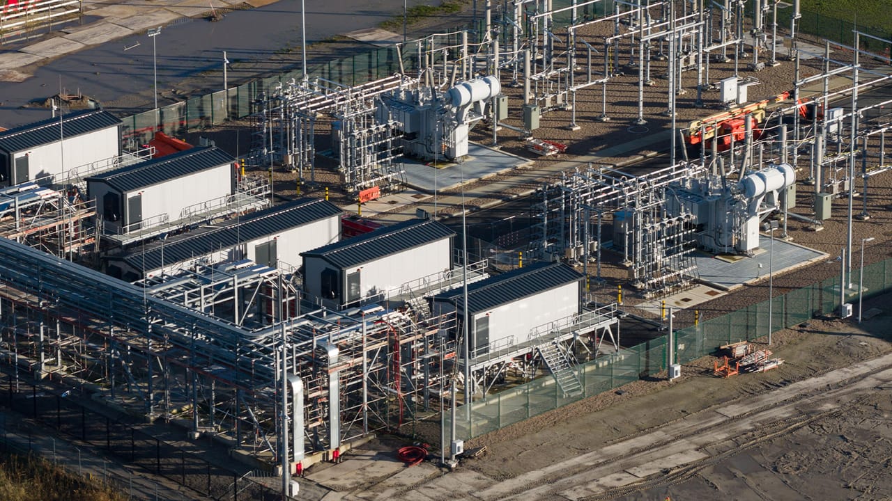 Google data center campus in Eemshaven, Netherlands