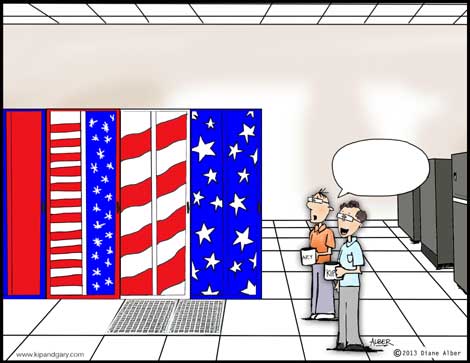 What's the Best Caption for "Star Spangled Cabinets" Cartoon?