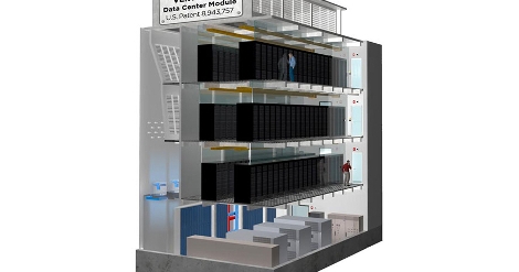 Startup Patents Multi-Story Modular Data Center Design