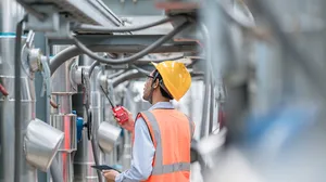 Data center power plant worker Data center power plant worker