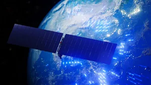 Satellite Orbiting Earth Satellite Orbiting Earth