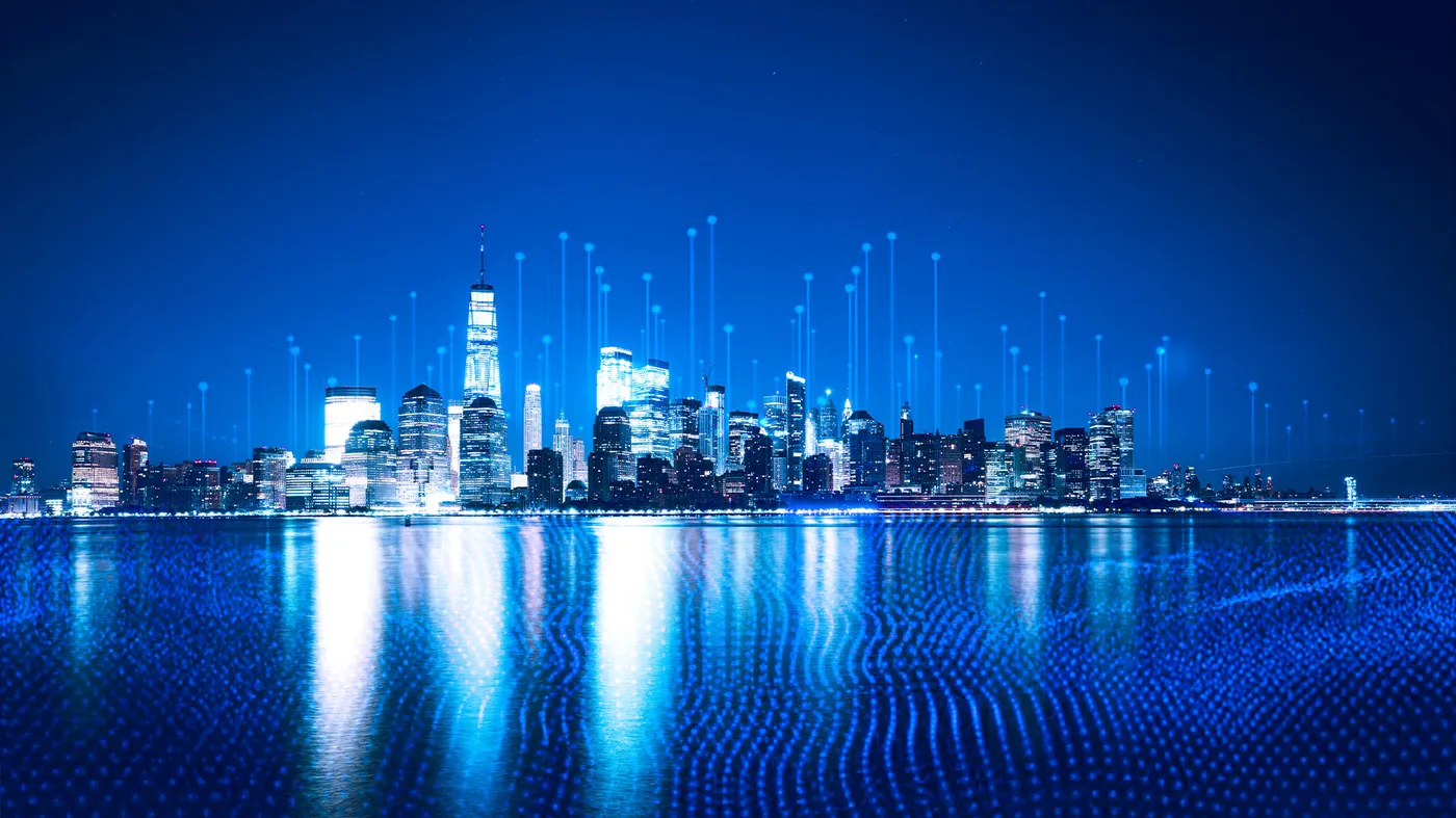 New York data center illustration New York data center illustration