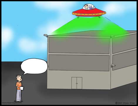Friday Funny: Close Encounters of the Data Center Kind