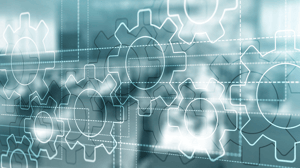 Gears on the abstract background Gears on the abstract background