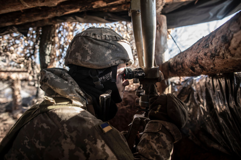 Ukrainian soldier Ukrainian soldier