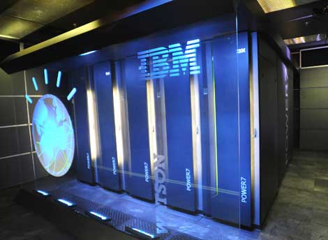 The IBM Watson supercomputer that played Jeopardy!