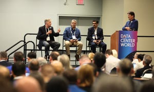 (Left to right) Steve Madara, Mohammad Tradat, Dev Kulkarni, and Greg Stover at DCW 2024