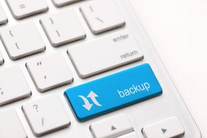 Keyboard image of backing up the public cloud.