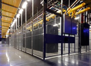 Inside the Equinix DC12 data center in Ashburn, Virginia Inside the Equinix DC12 data center in Ashburn, Virginia
