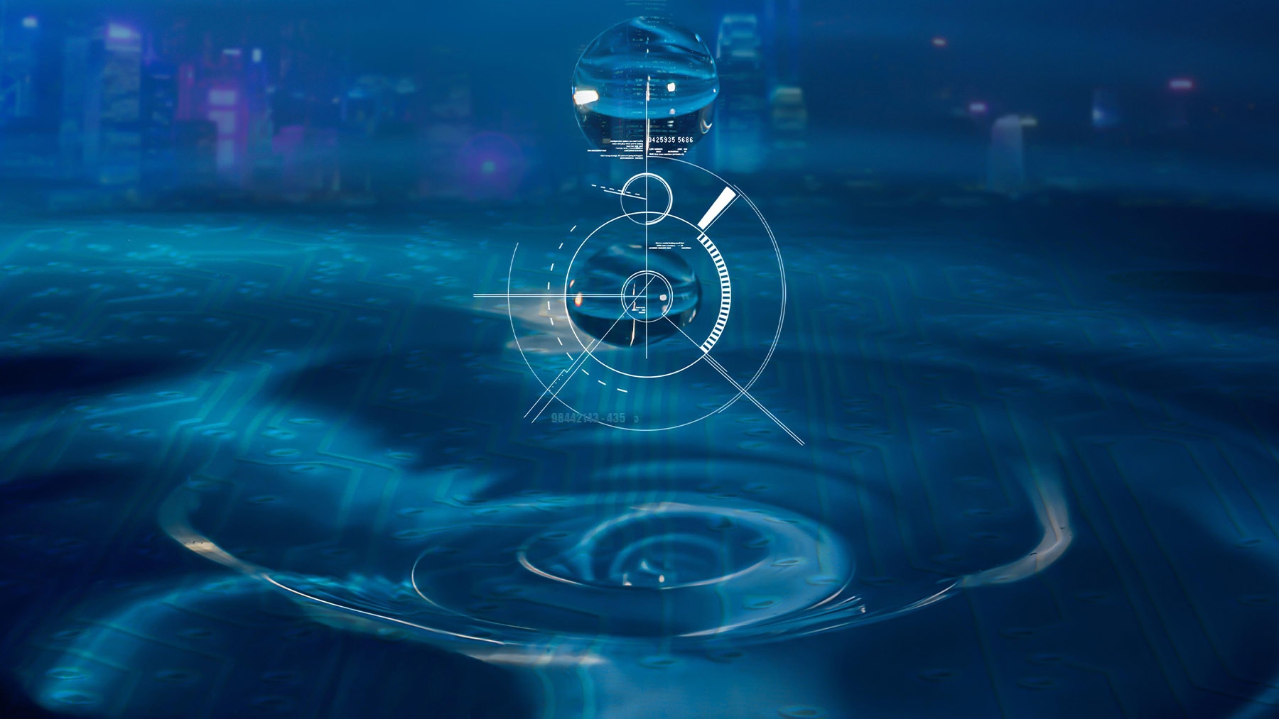 Data center liquid cooling illustration