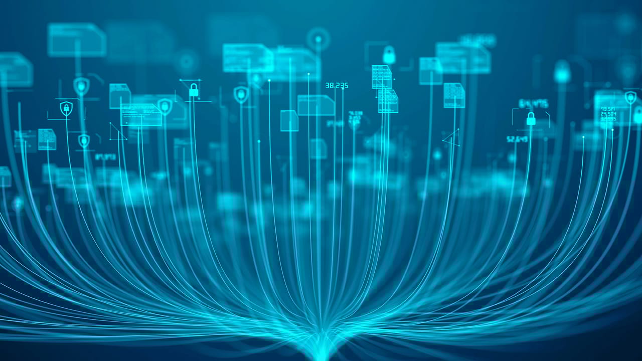 AI model distillation illustration AI model distillation illustration