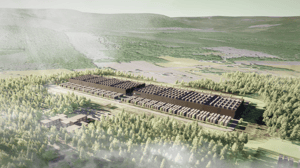 rending of atNorth SWE04 data center in Sollefteå rending of atNorth SWE04 data center in Sollefteå