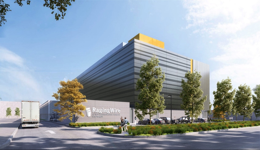 Rendering of RagingWire's future SV1 data center in Santa Clara, California, scheduled for launch in 2020.