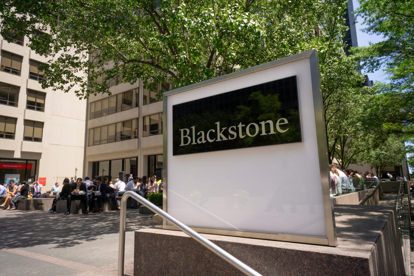 New York headquarters of the Blackstone financial services firm