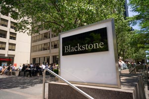 New York headquarters of the Blackstone financial services firm