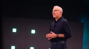 HPE CEO Antonio Neri presenting on stage at Discover 2026 in Las Vegas HPE CEO Antonio Neri presenting on stage at Discover 2026 in Las Vegas