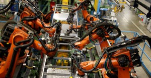 robots in assembly line