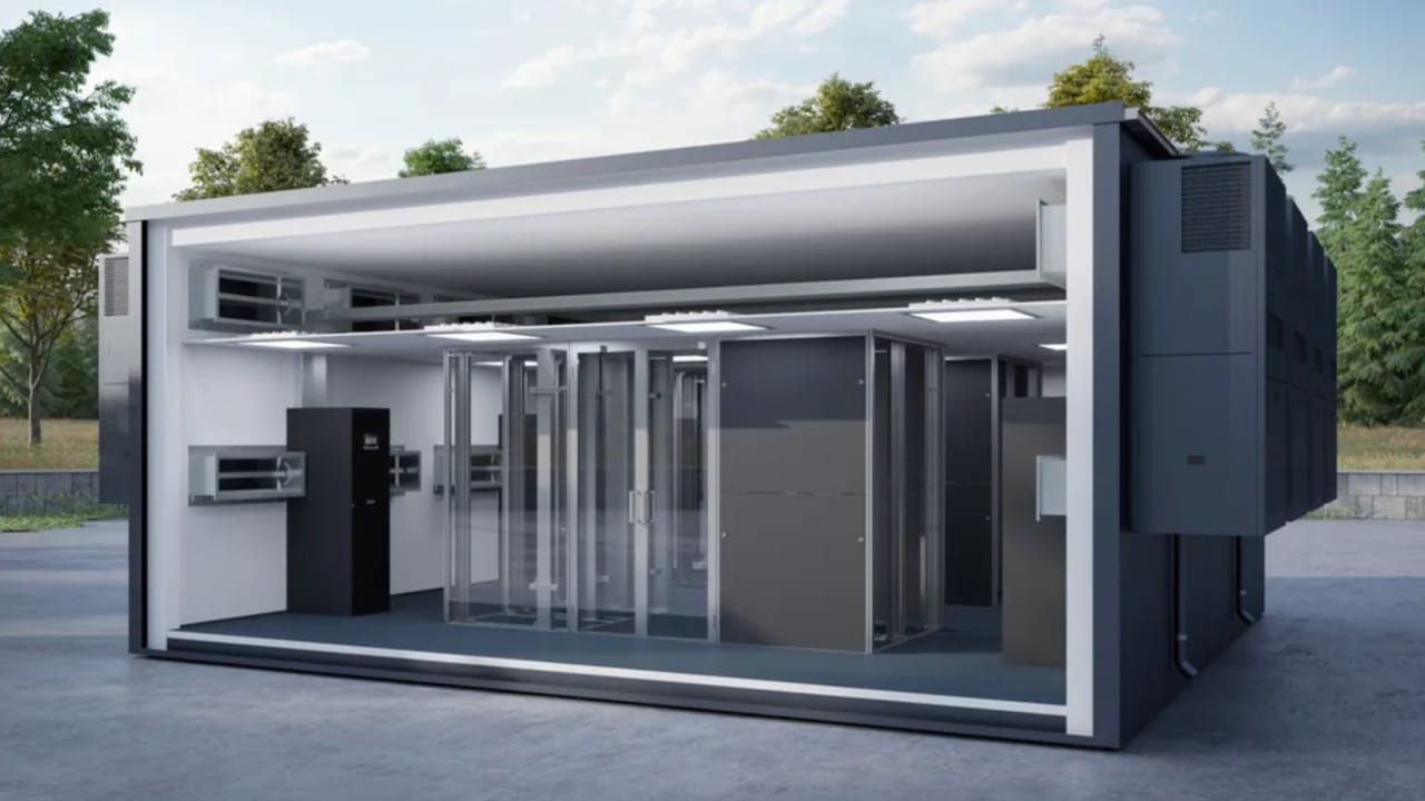 Image 1: an example of a modular edge data center