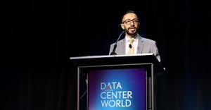 Rian Bahran speaks at Data Center World