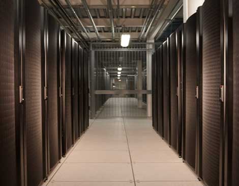 The equipment area inside the Datacenter.BZ facility in Columbus, Ohio, which has been acquired by Cologix.