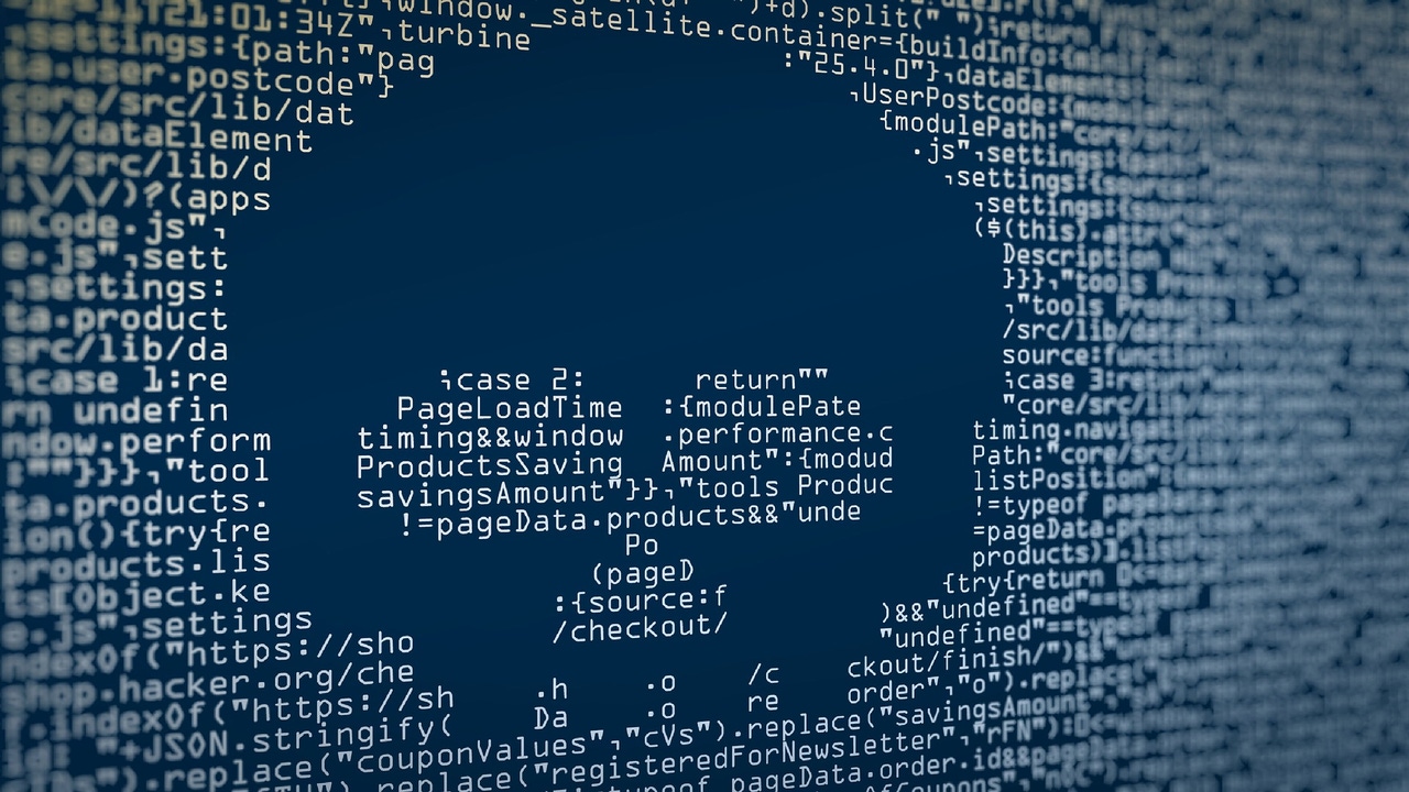 Malicious code, cyber security concept Malicious code, cyber security concept