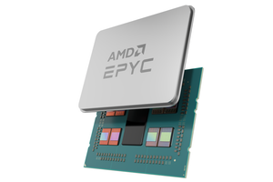 AMD EPYC Milan-X (half-delidded)