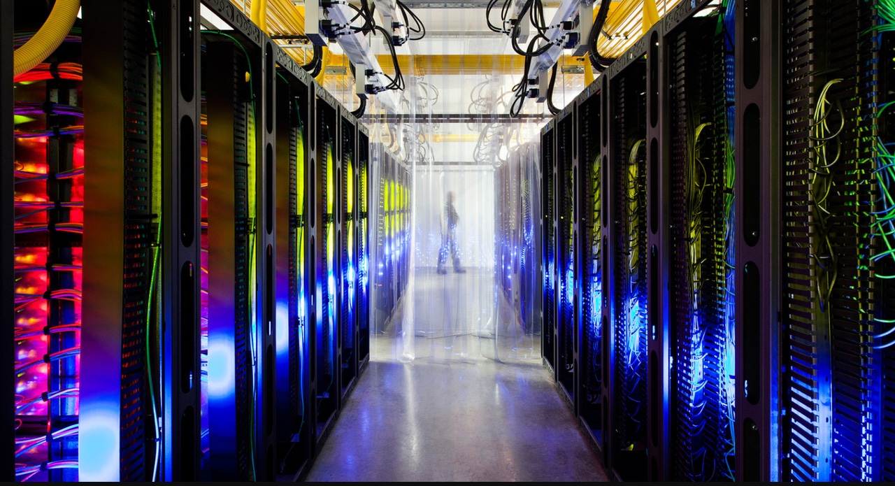 Inside Google's data center in Council Bluffs, Iowa Inside Google's data center in Council Bluffs, Iowa