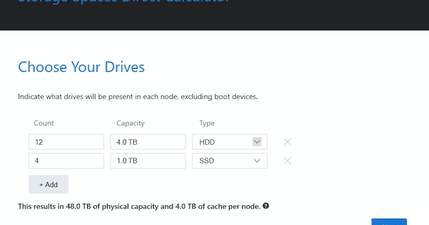1024 Storage Calculation Microsoft's Storage Spaces Direct Calculator Eases Volume Planning
