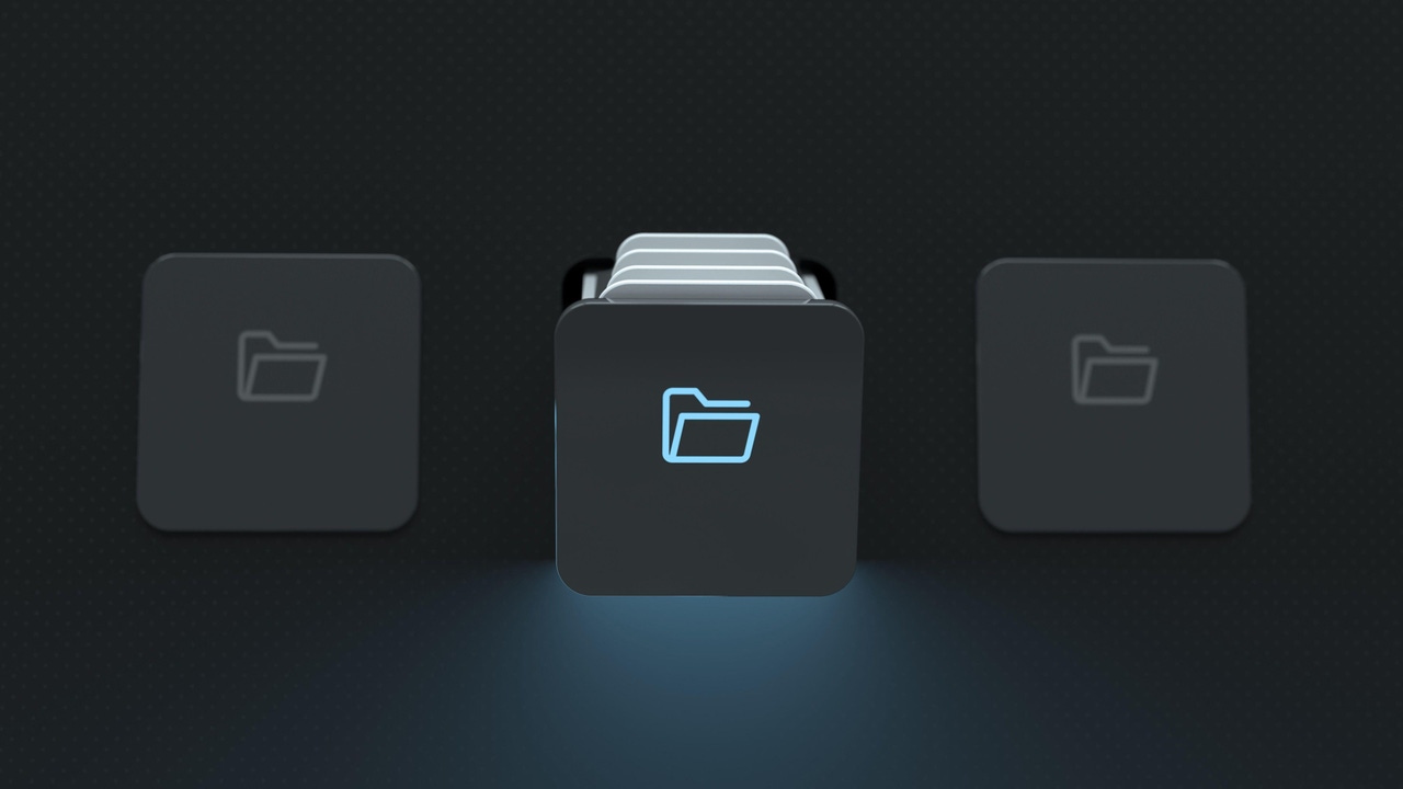 digital file cabinets in dark room with one cabinet open digital file cabinets in dark room with one cabinet open
