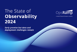 OpsRamp State of Observability report cover