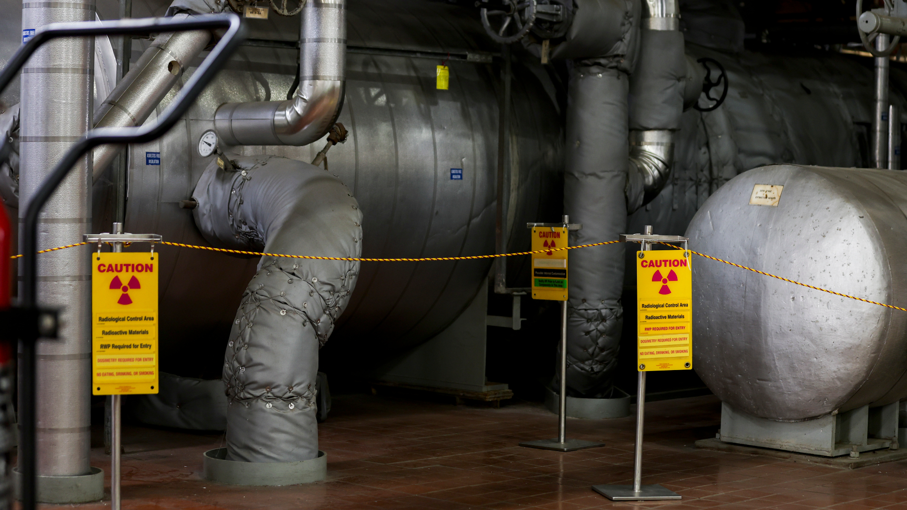 The main turbine hall inside Three Mile Island nuclear power plant