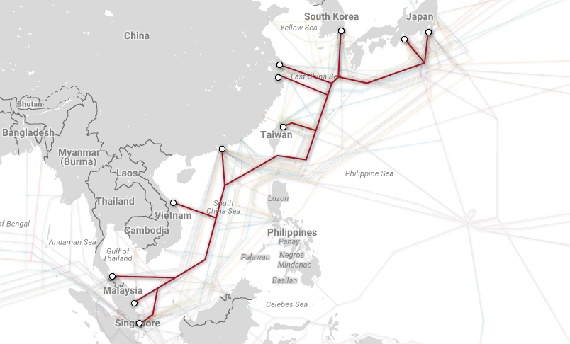 Here are the Submarine Cables Funded by Cloud Giants