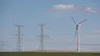 high-voltage power lines against blue sky high-voltage power lines against blue sky