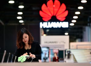 Huawei at CES 2018 in Las Vegas