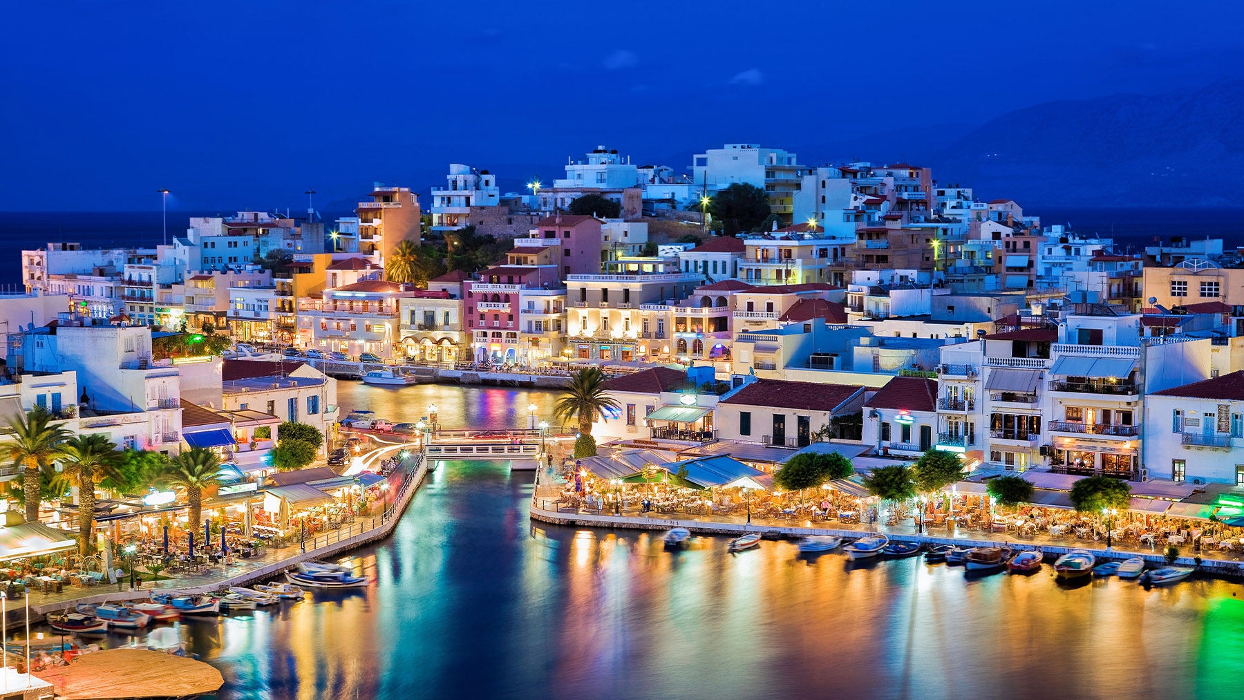 Crete at night