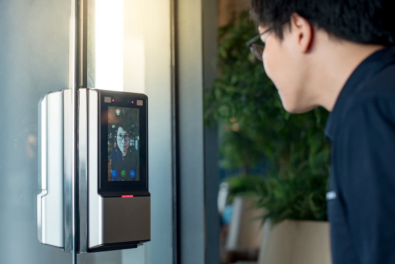 Take Off Your Mask and Smile at the AI, Data Center Visitor Take Off Your Mask and Smile at the AI, Data Center Visitor