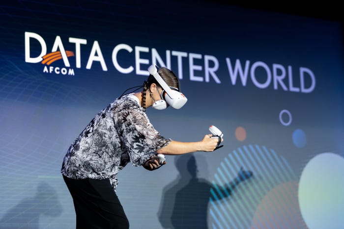 Data Center World 2022 VR keynote
