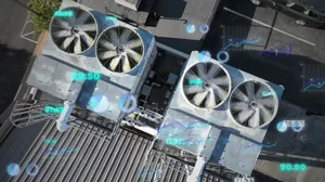 Data center evaporative cooling system Data center evaporative cooling system