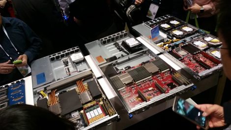 Microsoft's Open Compute-inspired servers on display at the Open Compute Summit in Santa Clara in March 2017 Microsoft's Open Compute-inspired servers on display at the Open Compute Summit in Santa Clara in March 2017