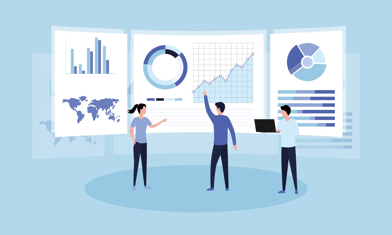 Data analysis illustration Data analysis illustration