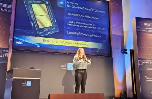 Intel’s Lisa Spelman previewed Emerald Rapids during a press event earlier this month