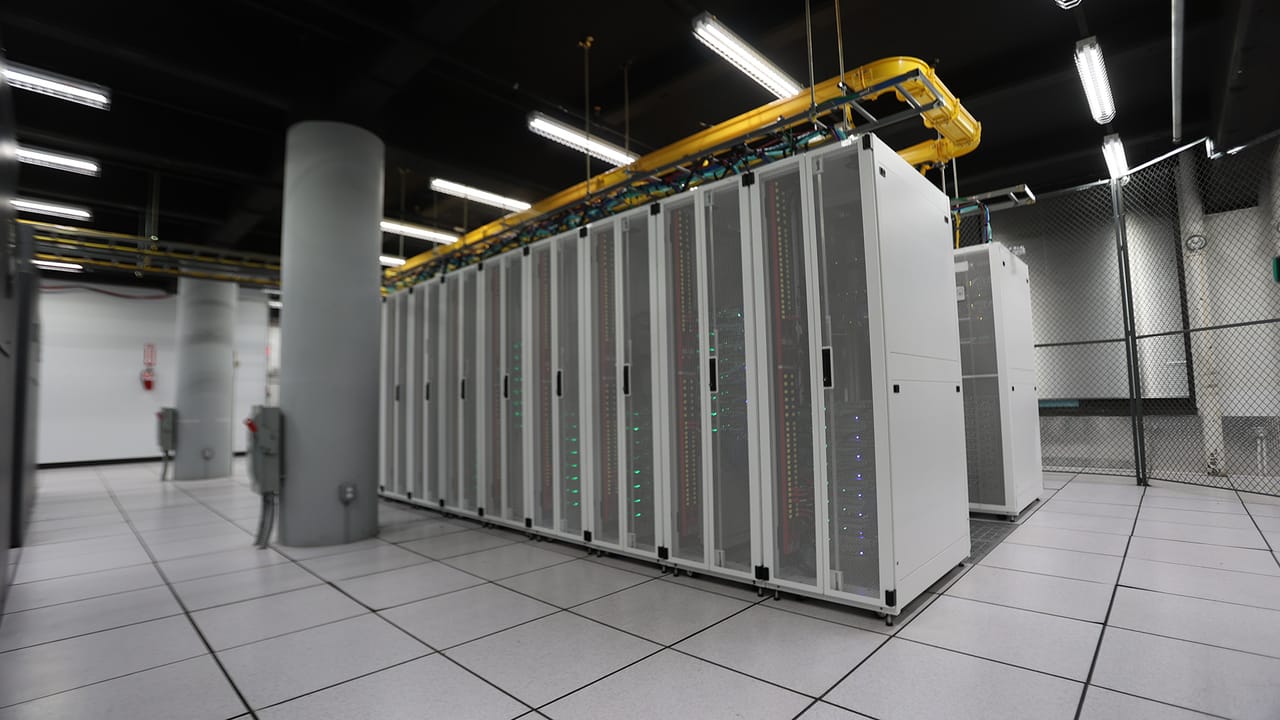 Image 3: inside a data center