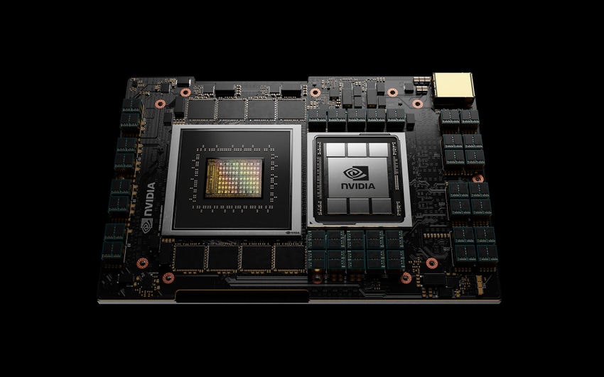 Rendering of Nvidia's upcoming Grace CPU