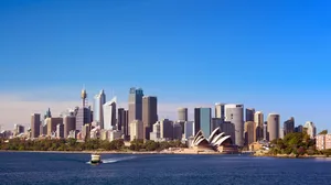 Downtown Sydney City Skyline in Australia Downtown Sydney City Skyline in Australia