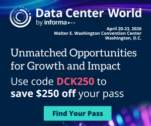 Data Center World Save $250 with code DCK250 Data Center World Save $250 with code DCK250
