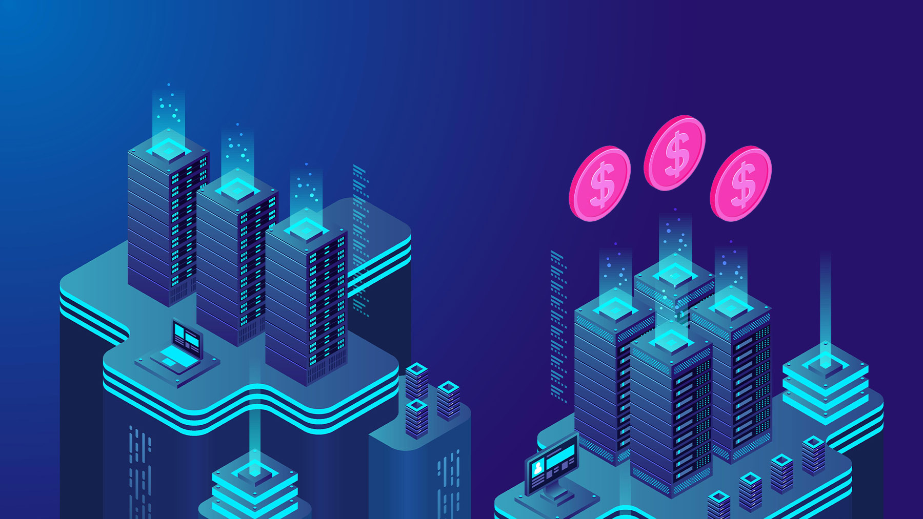 Data center tax incentive illustration